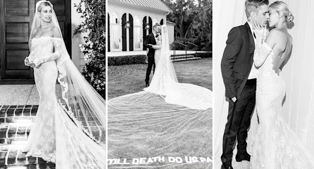 Hailey Bieber's Wedding Dress Is No Less Than A Fairytale