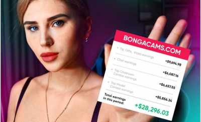 a girl from Washington shares real figures of her income on Bongacams